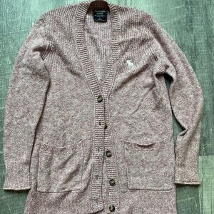 NWOT Abercrombie & Fitch Pink Cardigan